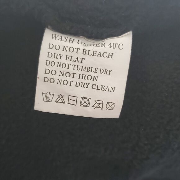 Taylor Karssen Womens Black White Star Cardigan Sweater S Small Soft Cozy Plushy - Picture 9 of 10